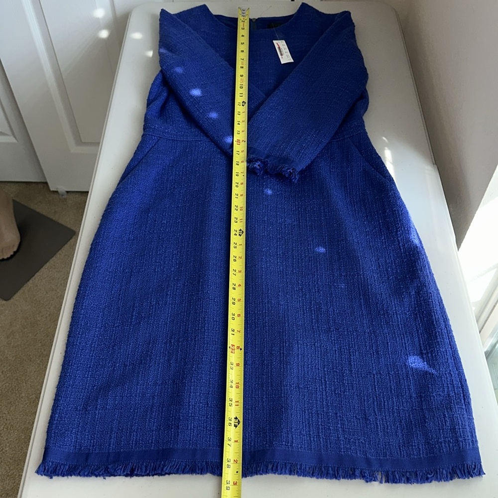 J. CREW Royal Blue Long Sleeve Dress - Picture 6 of 16